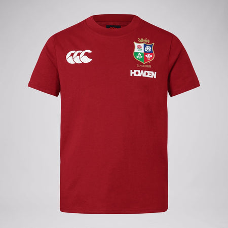 British & Irish Lions - Cotton Tee - Juniors - Red
