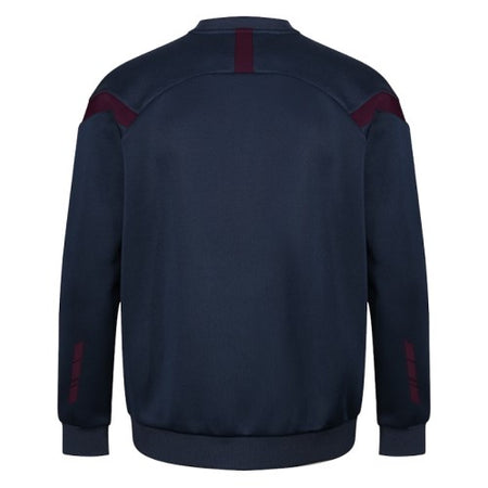 Academy Rugby Football Club - Kinetic Sports Crew Neck Tech Top - Navy/Maroon