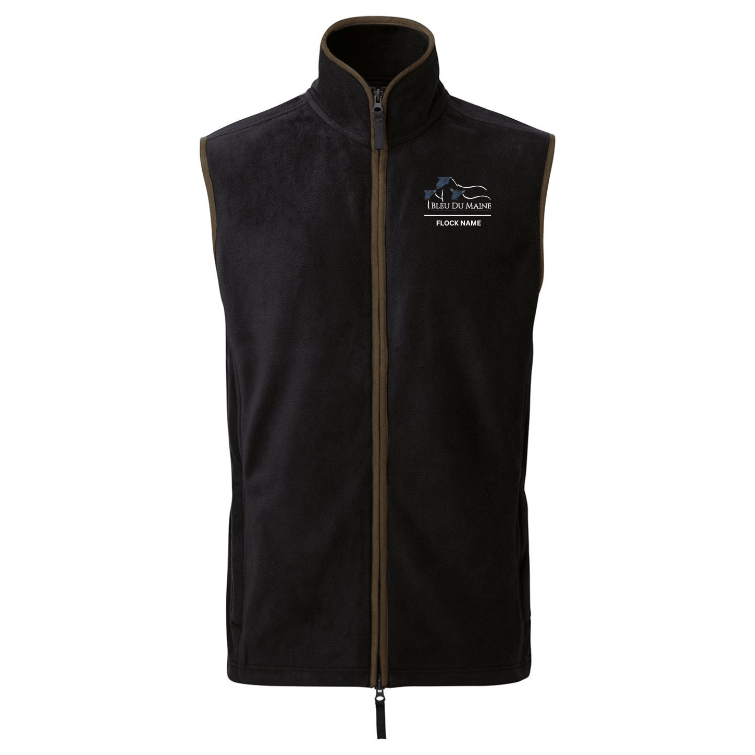 Bleu Du Maine Sheep Society Mens Fleece Gilet - Stash Shop - Stash Shop