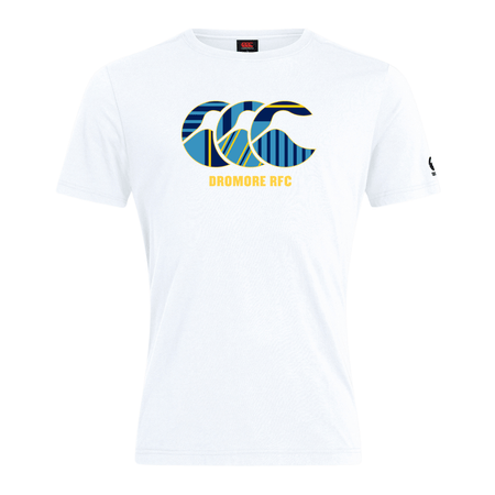 Dromore Rugby Club - Uglies Tee - White/Yellow - Canterbury - Stash Shop