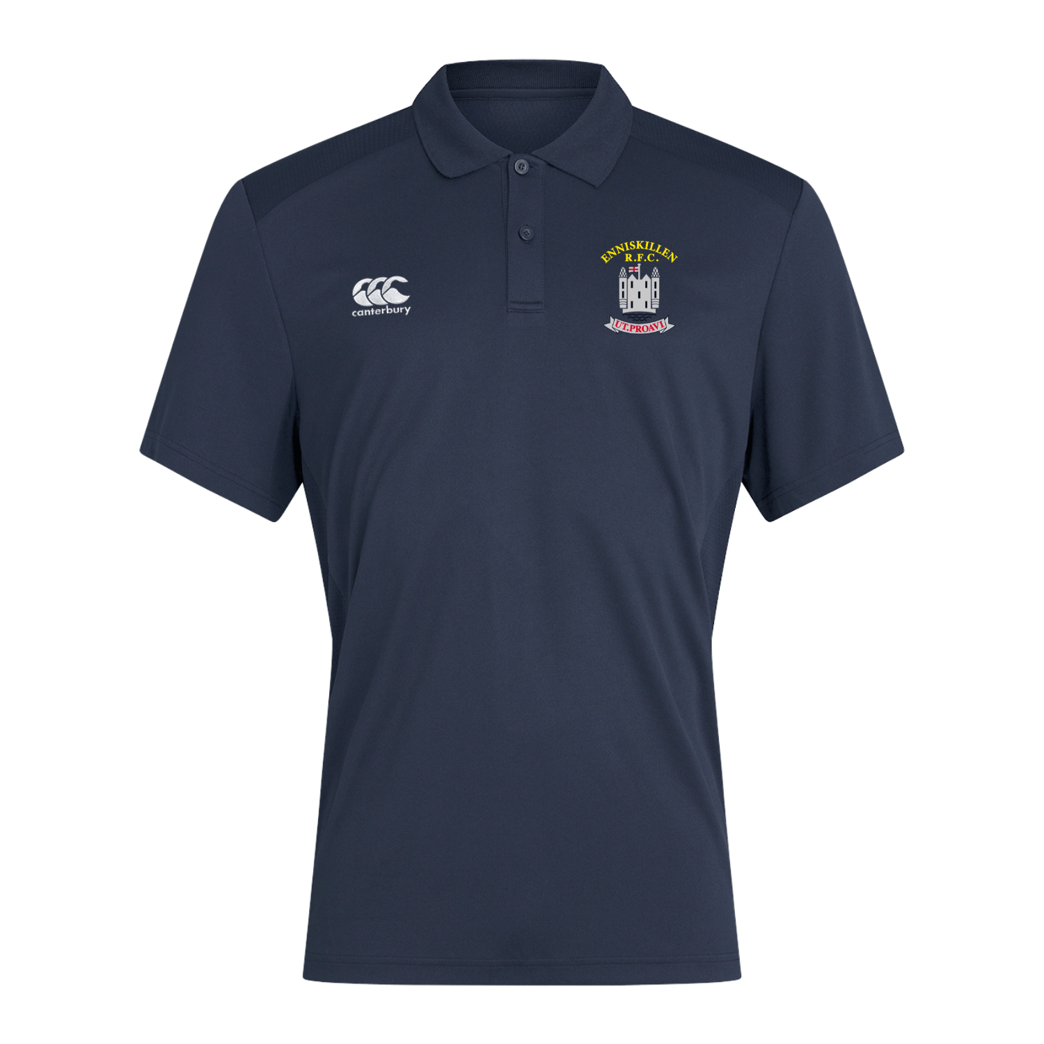 Enniskillen Rugby Club - Poly Polo - Navy - Canterbury - Stash Shop