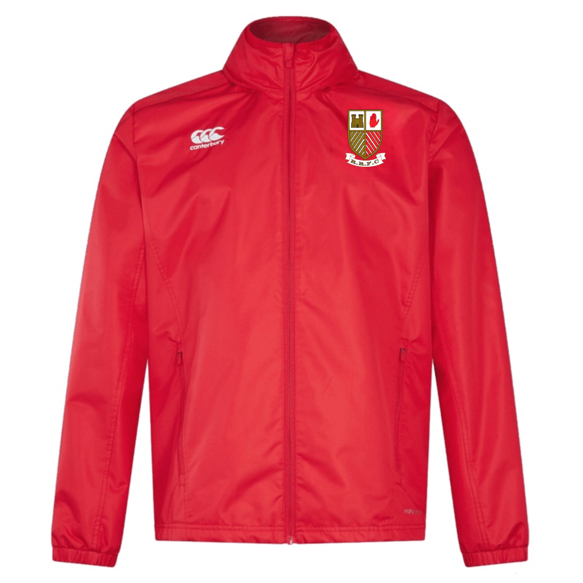 Randalstown Rugby Club - Ladies Club Vaposhield Full Zip Rain Jacket - Red - Canterbury - Stash Shop