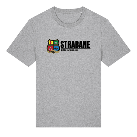 Strabane Rugby Club - Cotton Logo Tee - Grey - Stash Inc. - Stash Shop