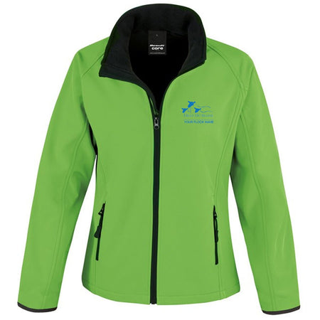 Bleu Du Maine Sheep Society Ladies Softshell Jacket - Stash Shop - Stash Shop