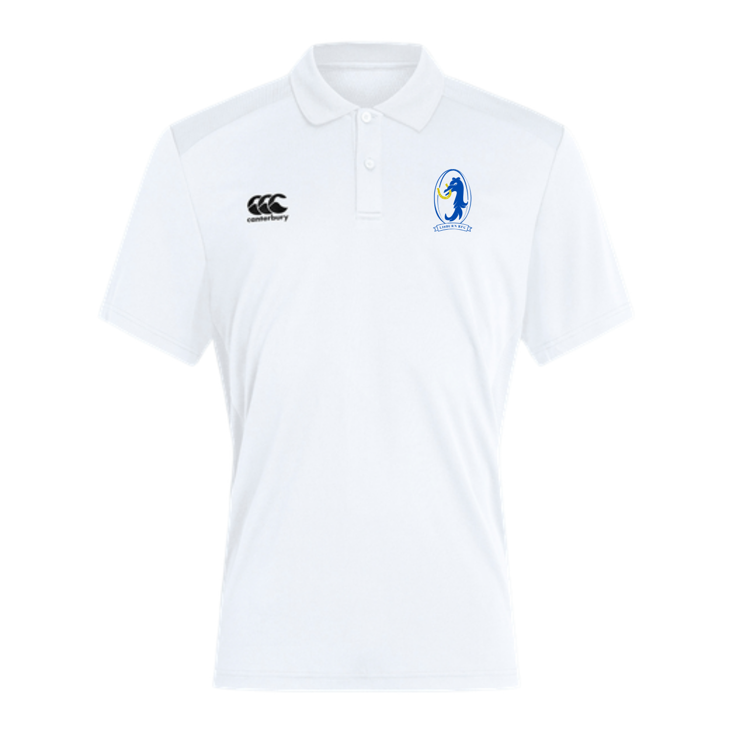 Lisburn RFC - Poly Polo - White