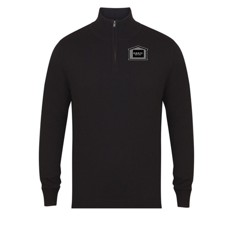 OBRFC Men's Shed - 1/4 Zip Cotton Jumper