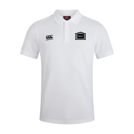 OBRFC Men's Shed - Cotton Waimak Poloshirt - White