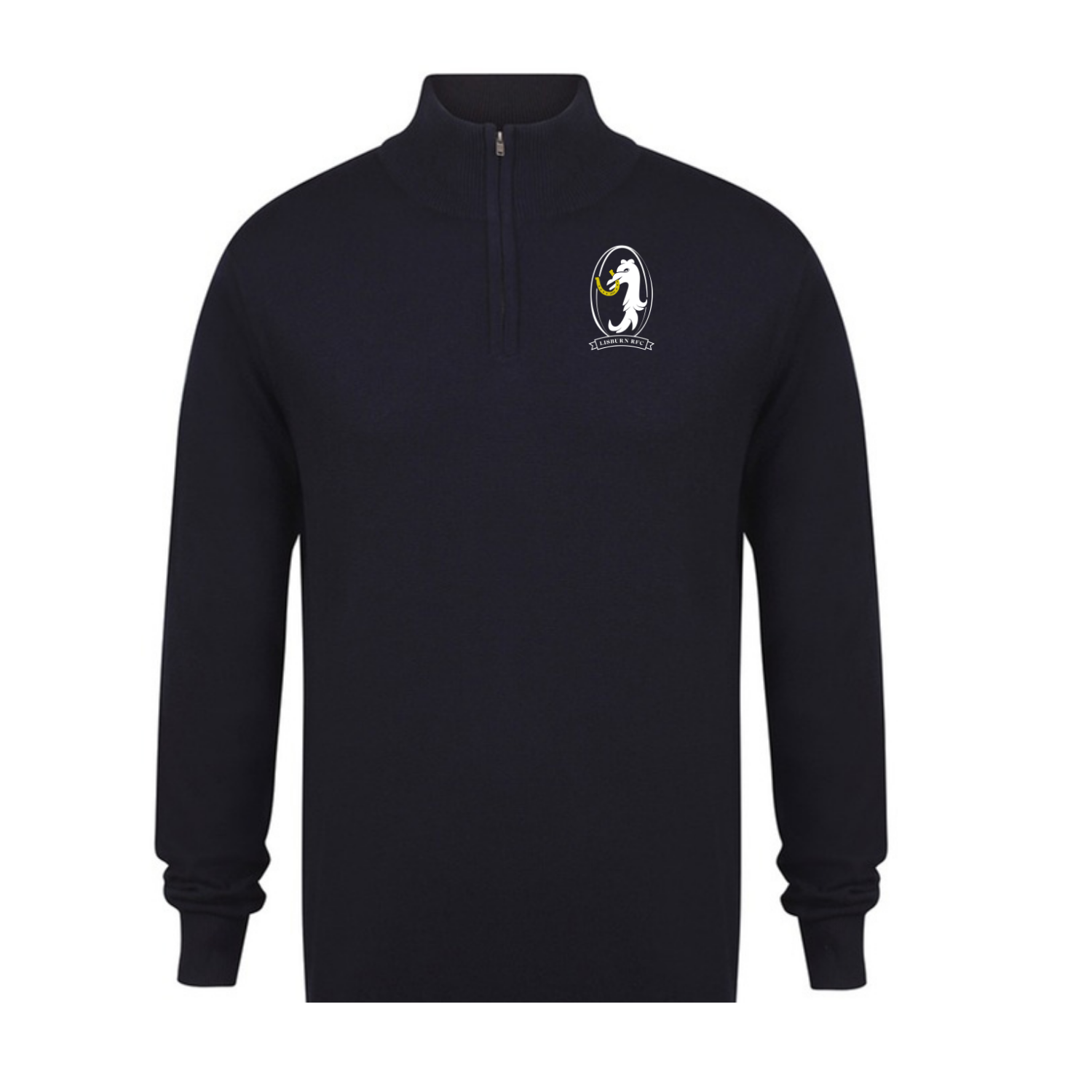 Lisburn RFC - 1/4 Zip Cotton Jumper