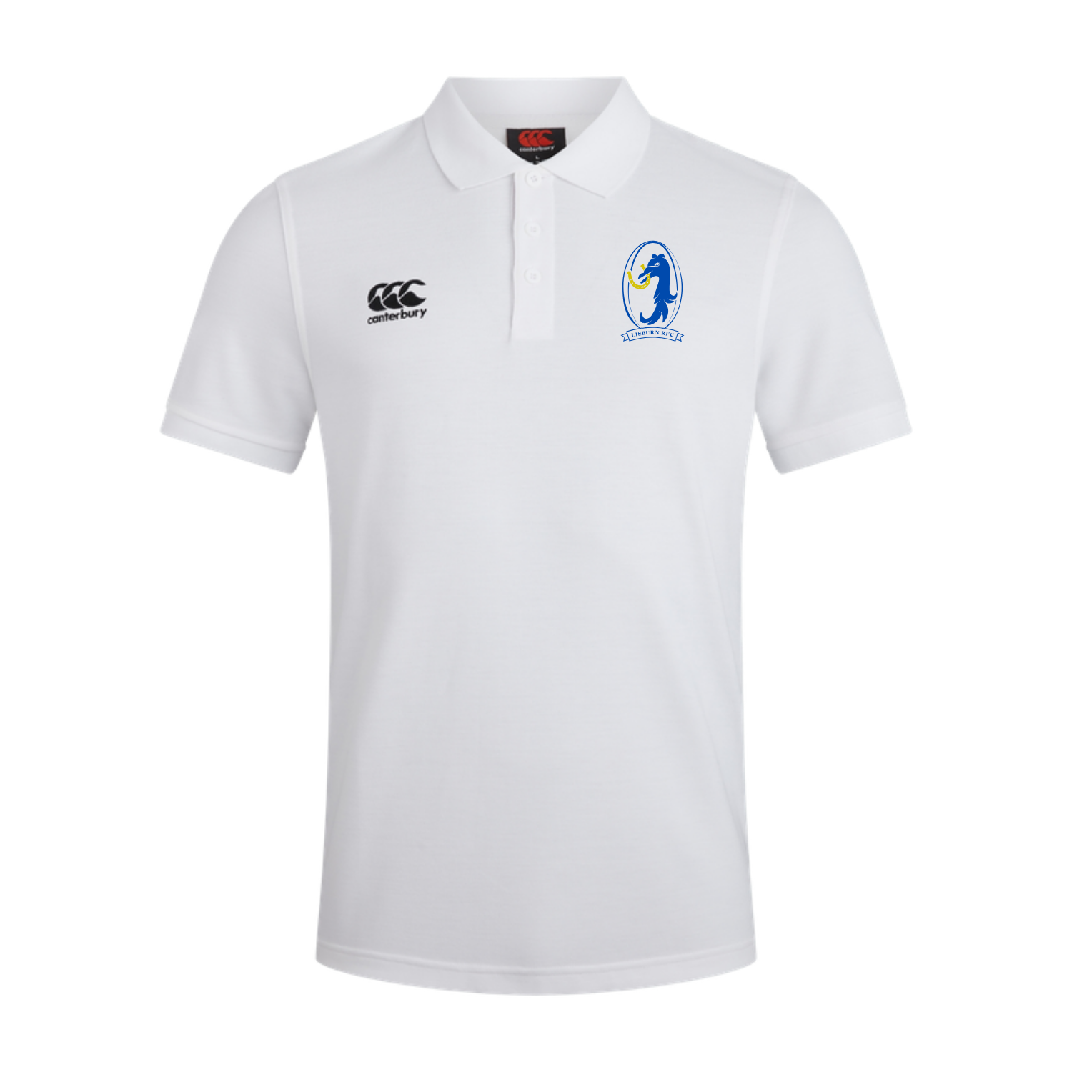 Lisburn RFC - Waimak Poloshirt - White