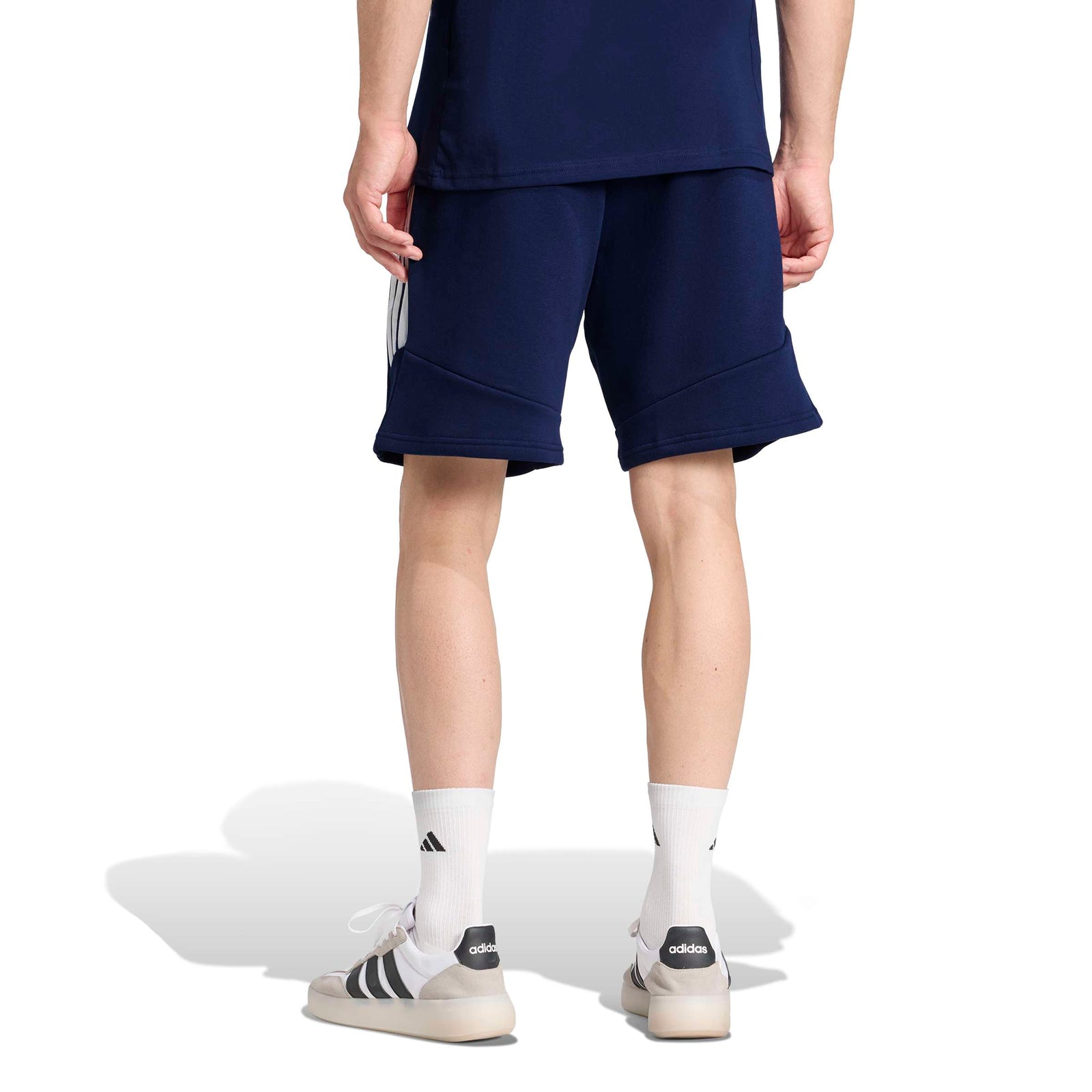 Belfast Harlequins Hockey Club - Advantage League Zip-Pocket Cotton Sweat Shorts - Navy