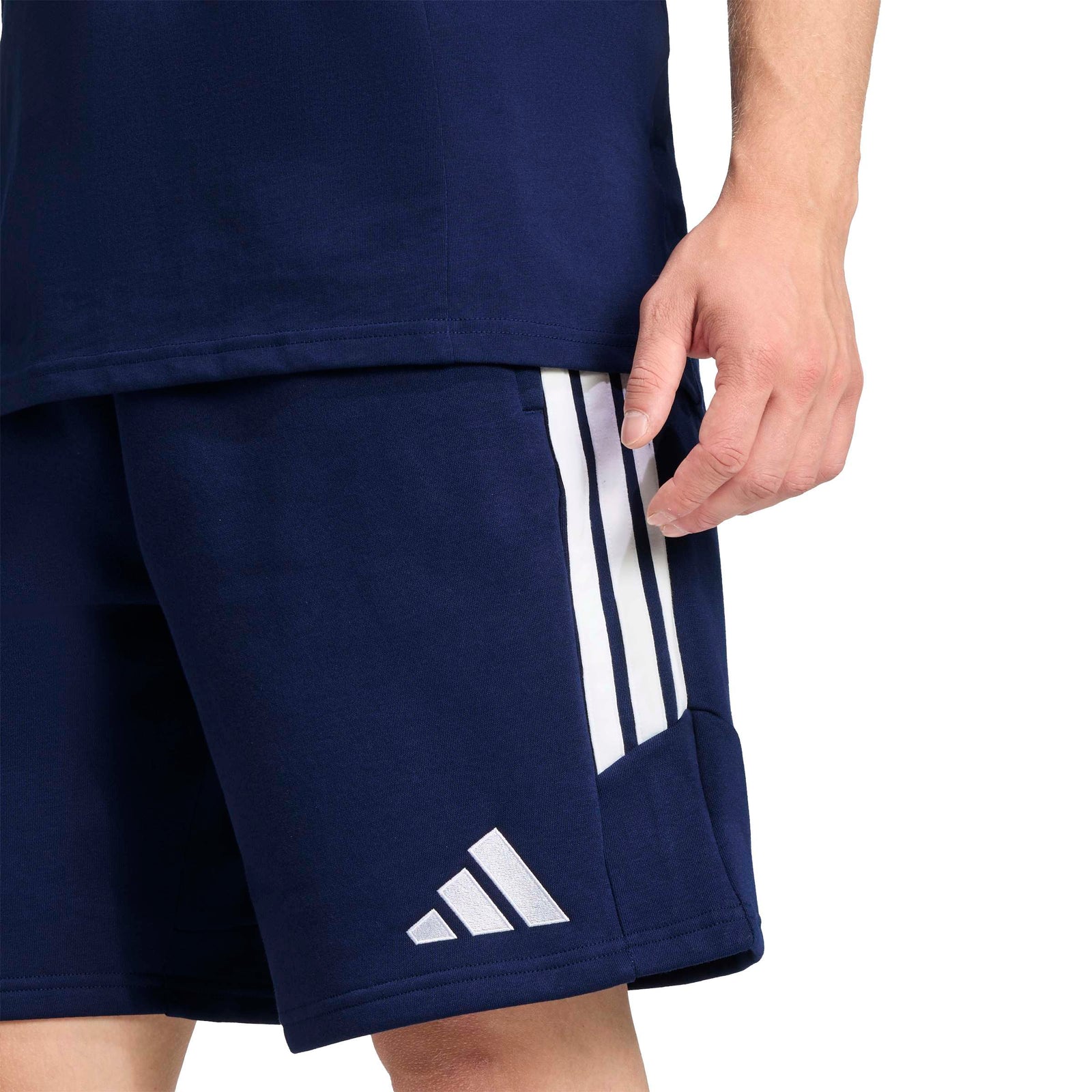 Belfast Harlequins Ladies Hockey Club - Advantage League Zip-Pocket Cotton Sweat Shorts - Navy