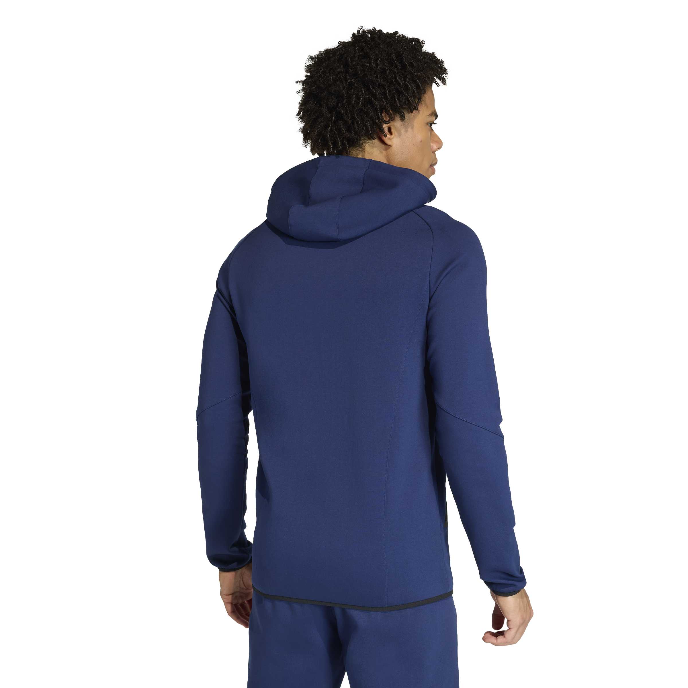 Belfast Harlequins Hockey Club - Advantage Travel Slim-Fit Full-Zip Cotton Hoodie - Navy