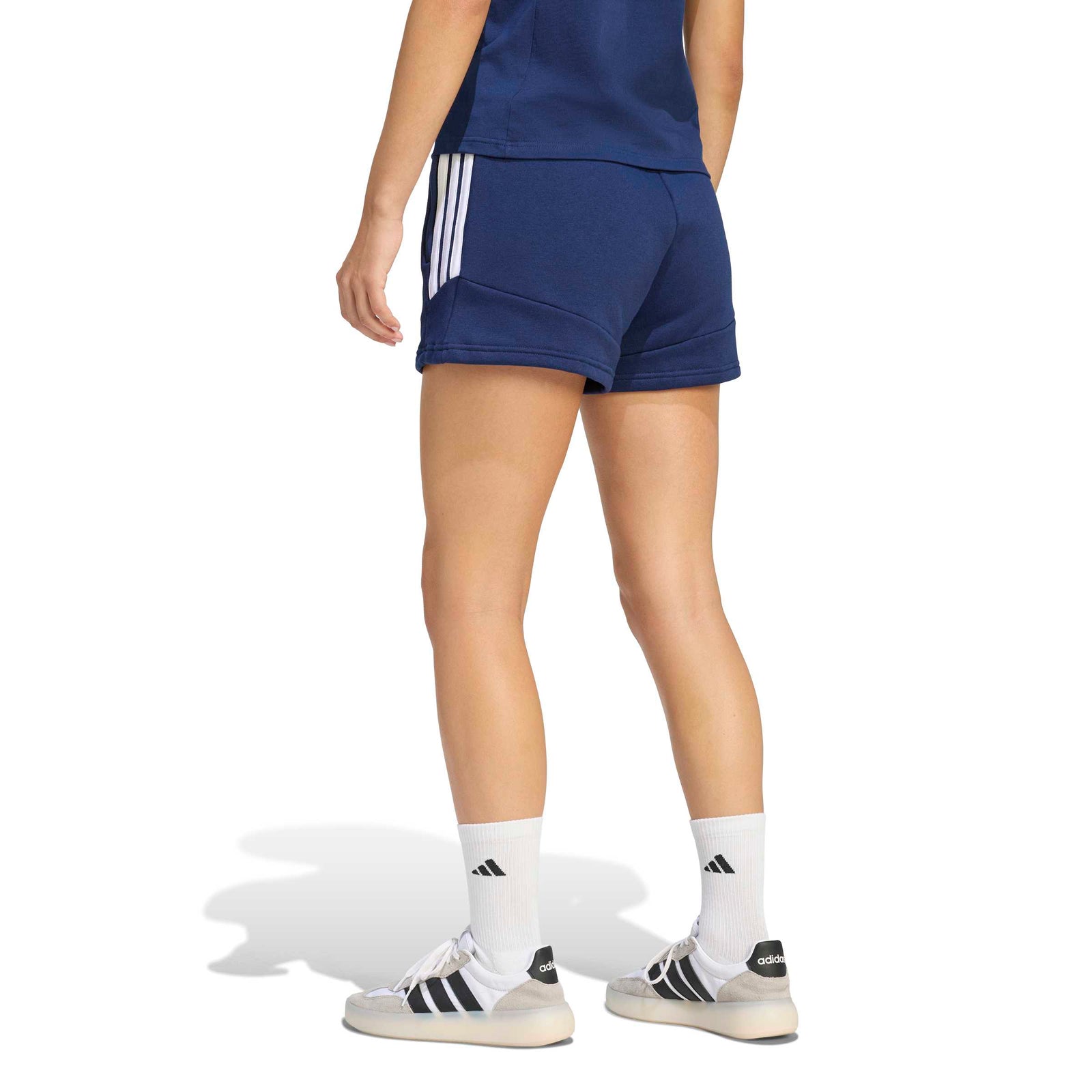 Belfast Harlequins Ladies Hockey Club - Womens Advantage League Zip-Pocket Cotton Sweat Shorts - Navy