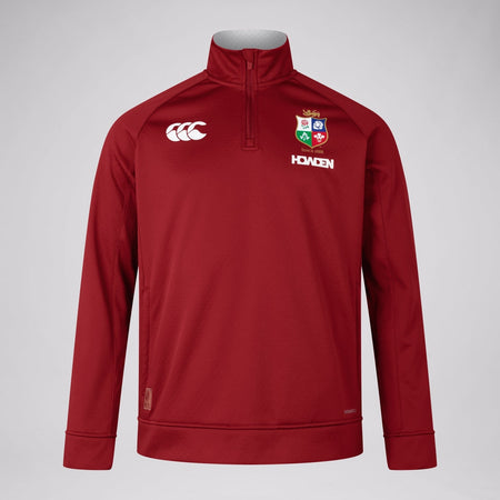 British & Irish Lions - 1/4 Zip Fleece - Red