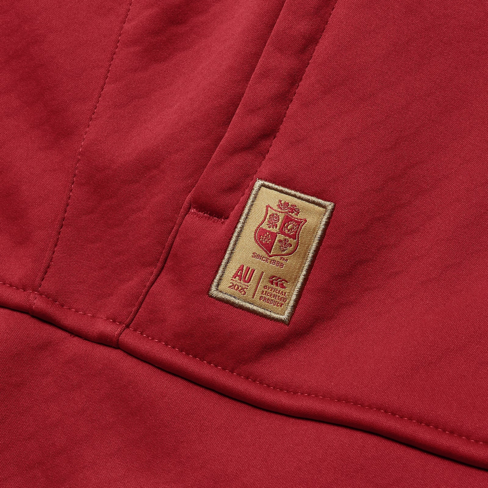 British & Irish Lions - 1/4 Zip Fleece - Red