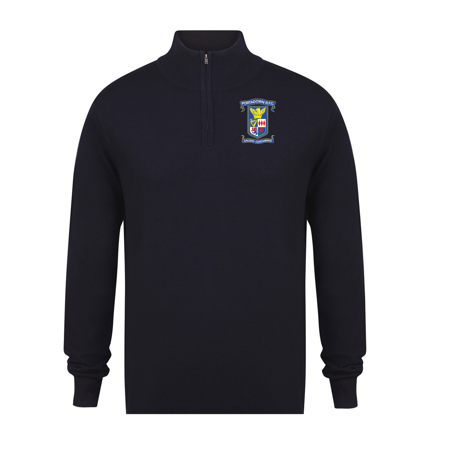 Portadown Rugby Club - 1/4 Zip Cotton Jumper