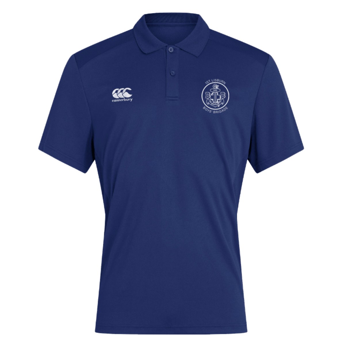 1st Lisburn Boys Brigade Polo - Royal. - Canterbury - Stash Shop