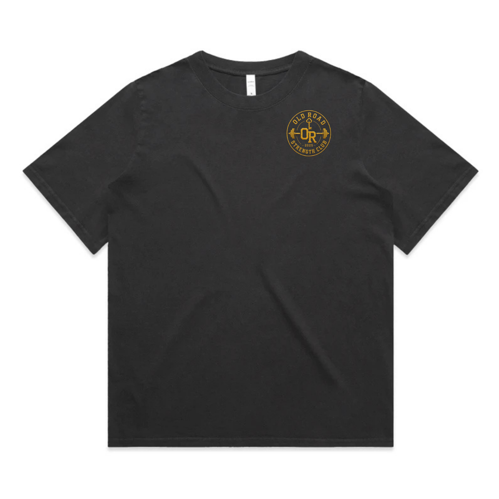 Old Road Strength Club - Womens Heavy Faded Tee