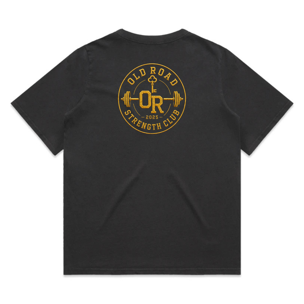 Old Road Strength Club - Womens Heavy Faded Tee