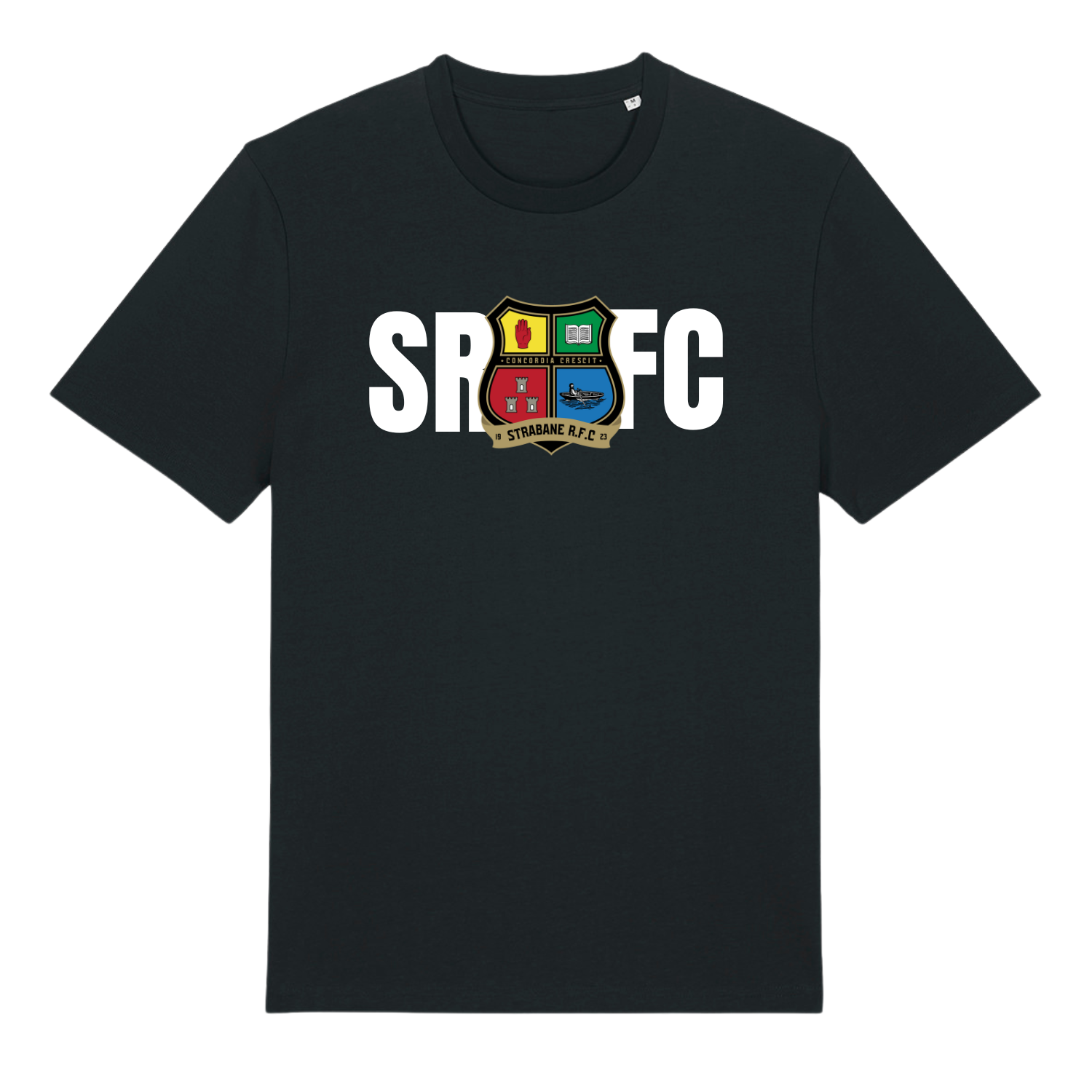 Strabane Rugby Club - Cotton SRFC Tee - Black