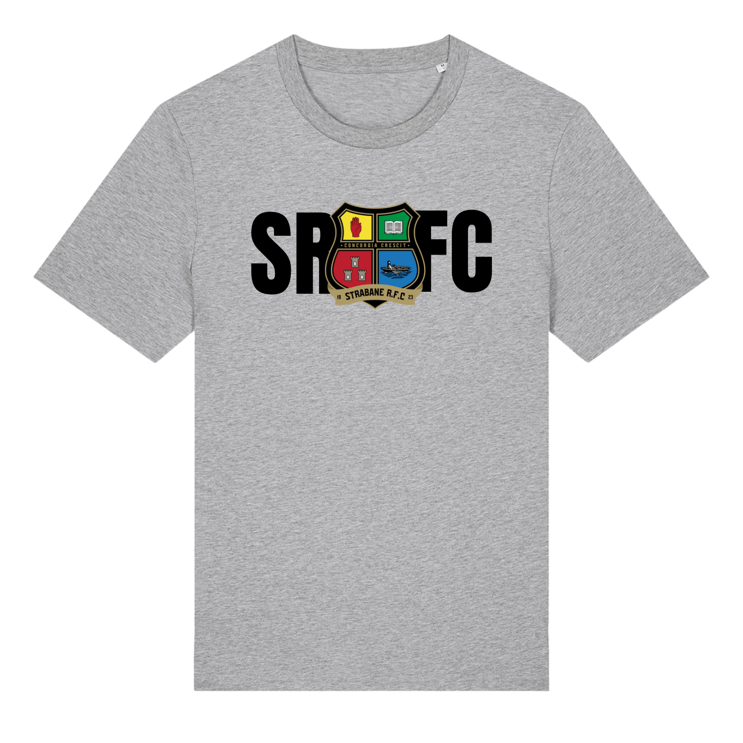 Strabane Rugby Club - Cotton SRFC Tee - Grey