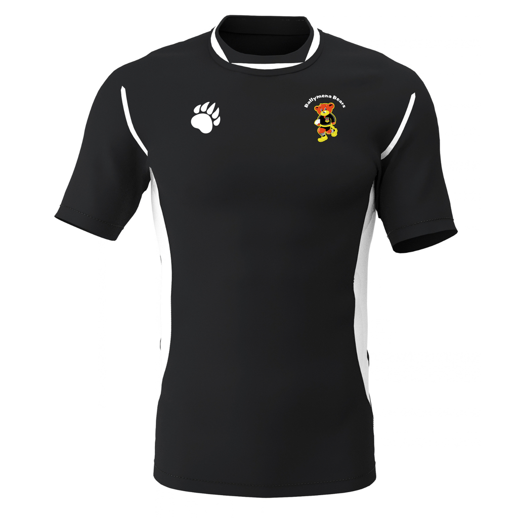 Ballymena Rugby Club - Bears - Coach Pro Training Tee - Black/White