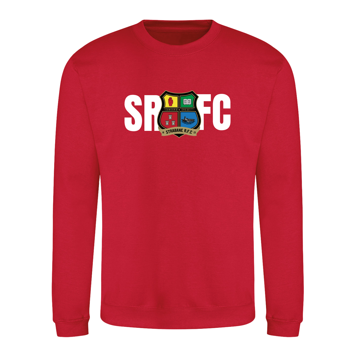 Strabane Rugby Club - SRFC Sweatshirt - Red