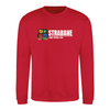 Strabane Rugby Club - Logo Sweatshirt - Red