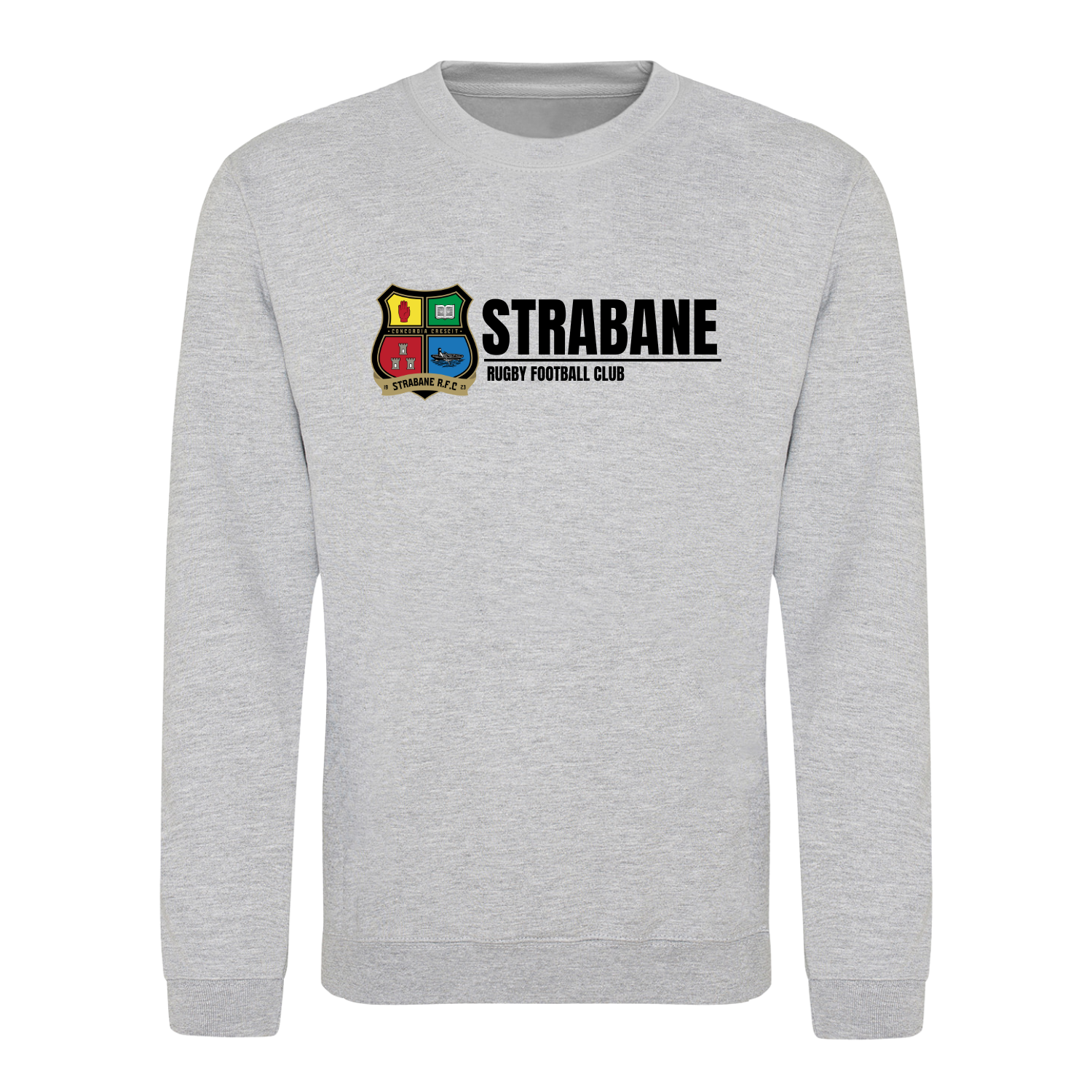 Strabane Rugby Club - Logo Sweatshirt - Grey