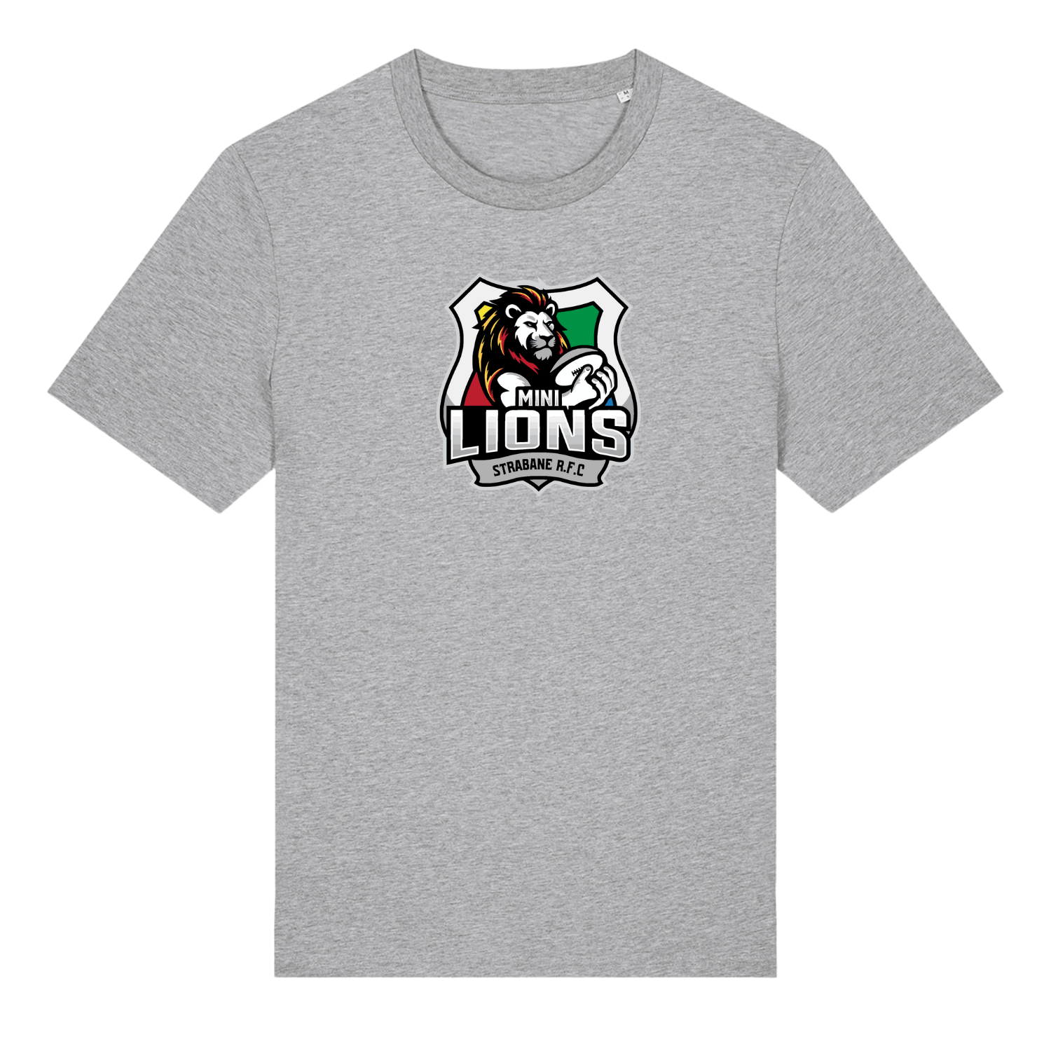 Strabane Rugby Club - Minis Lions Logo Tee - Grey