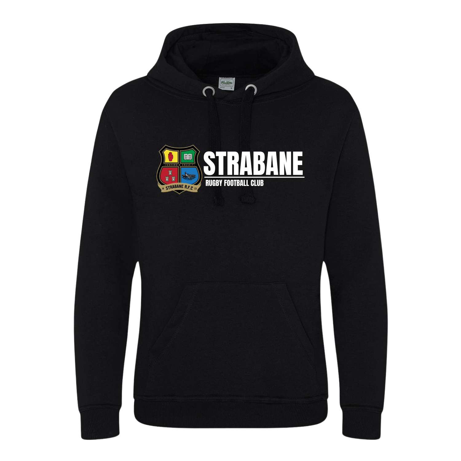 Strabane Rugby Club - Logo Hoody - Black