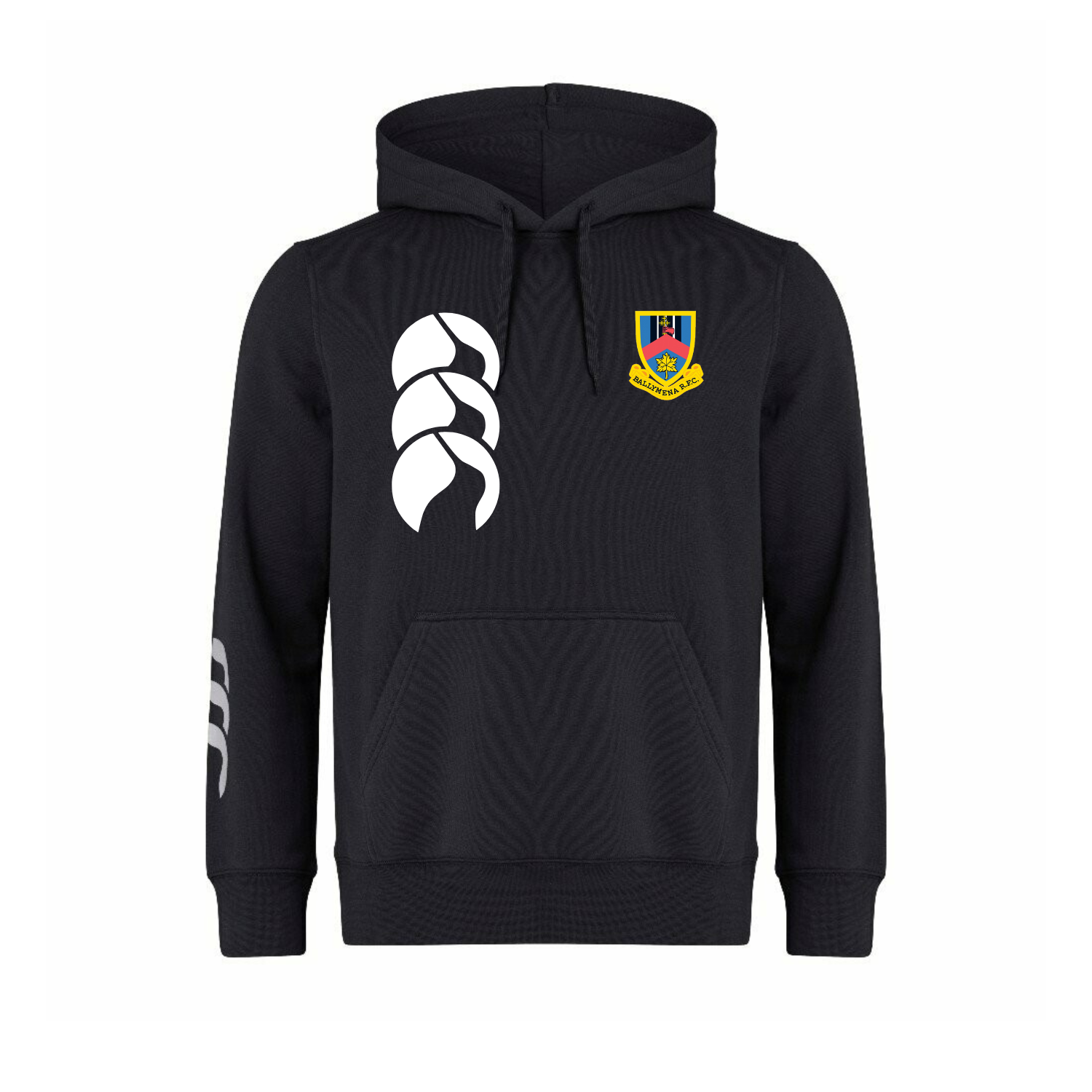 Ballymena Rugby Club - Club Retro Hoody - Black