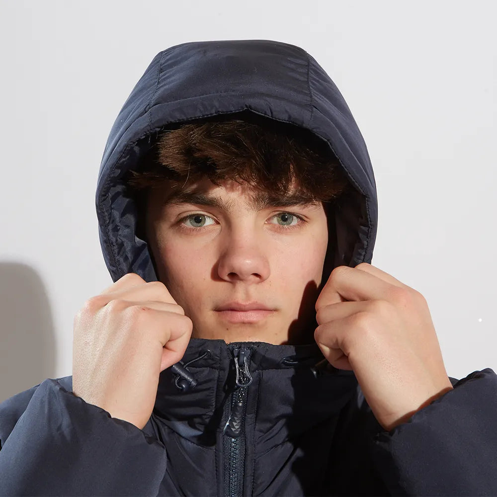 Academy Rugby Football Club - Chevron Puffer Coat - Navy