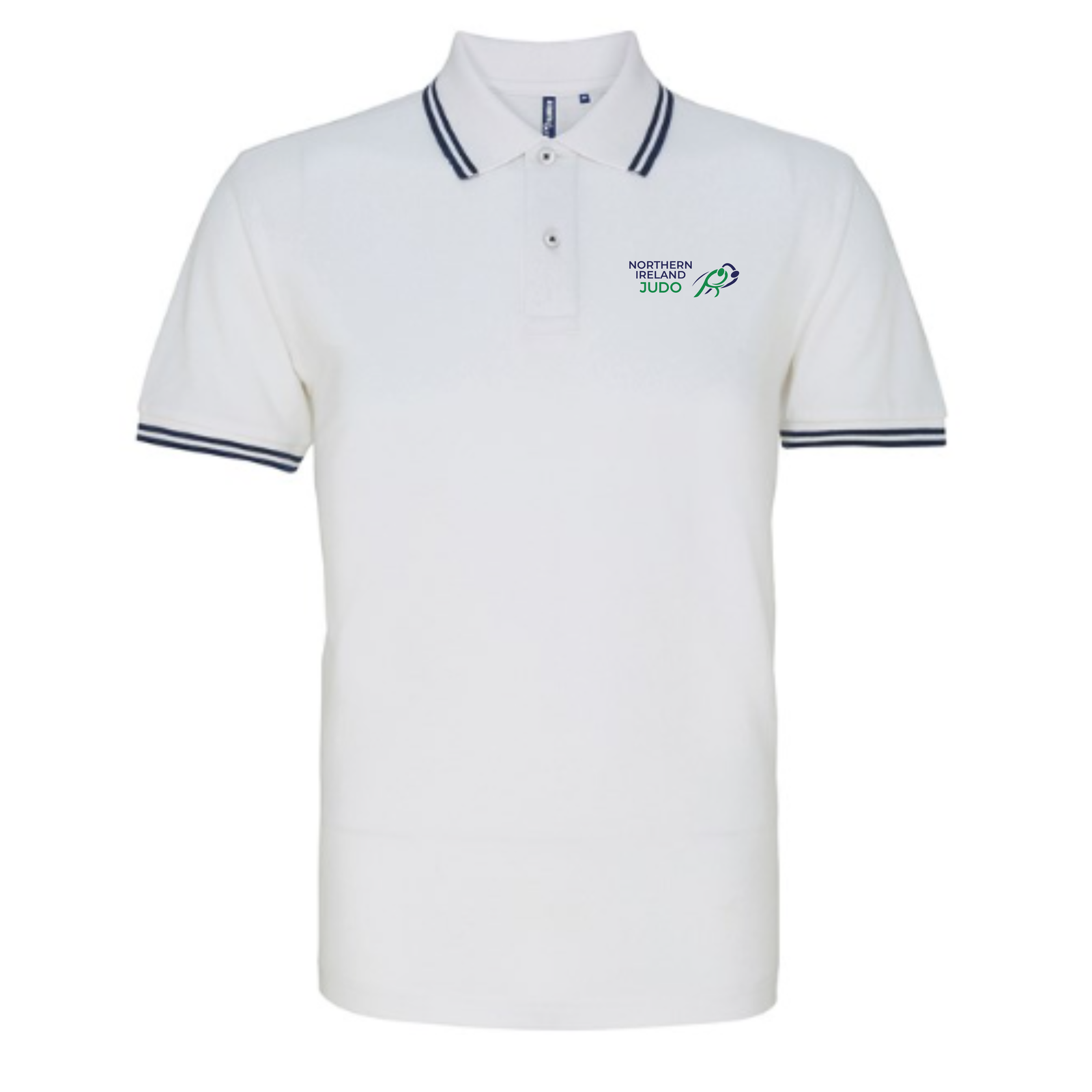 NI Judo - White Polo Shirt
