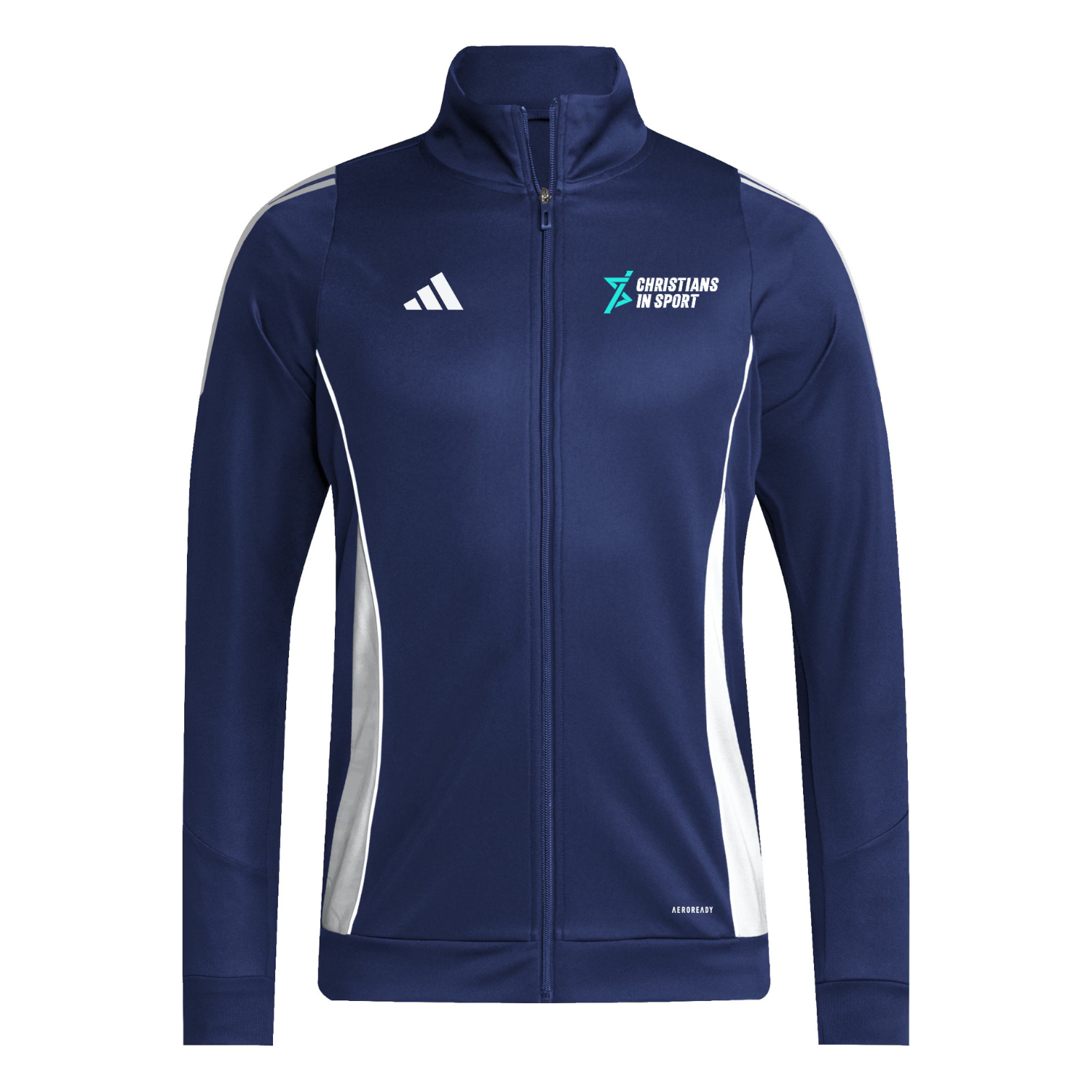 Christians in Sport Junior Track Jacket - Navy