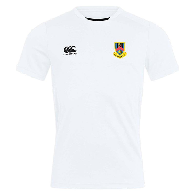 Ballymena Rugby Club - Club Dry Tee - White