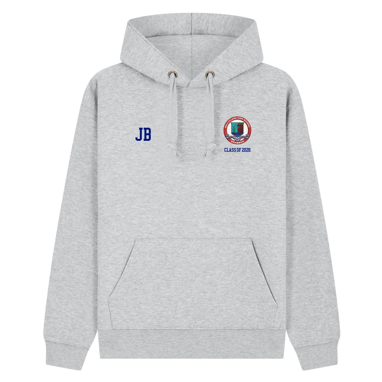 Ballyclare High School Leavers 2026 - Premium Hoody - Ash