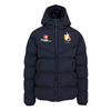Ballyclare Rugby Club - Chevron Puffer Jacket - Navy