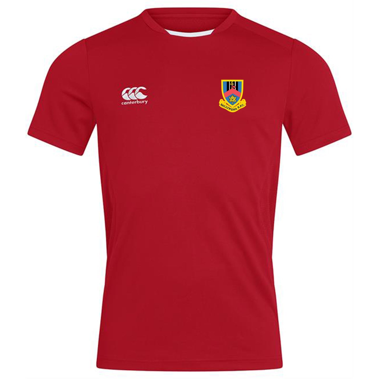 Ballymena Rugby Club - Club Dry Tee - Red