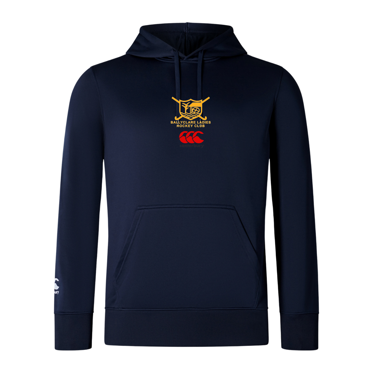 Ballyclare Ladies Hockey Club - Lightweight Poly Hoody - Navy