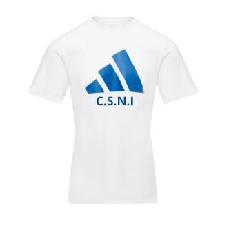 CSNI Cotton Logo T-Shirt 25 - White