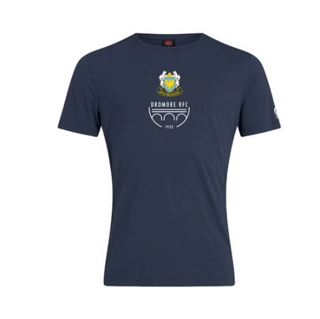 Dromore Rugby Club - Crest Tee A/W 26 - Navy