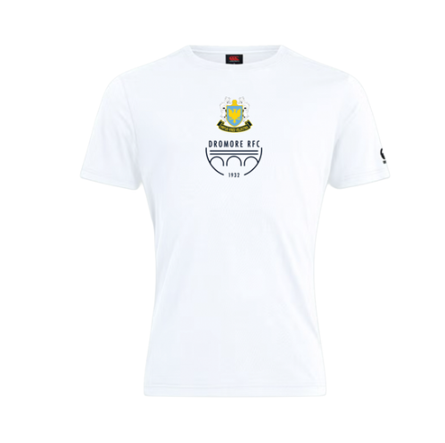 Dromore Rugby Club - Crest Tee A/W 26 - White