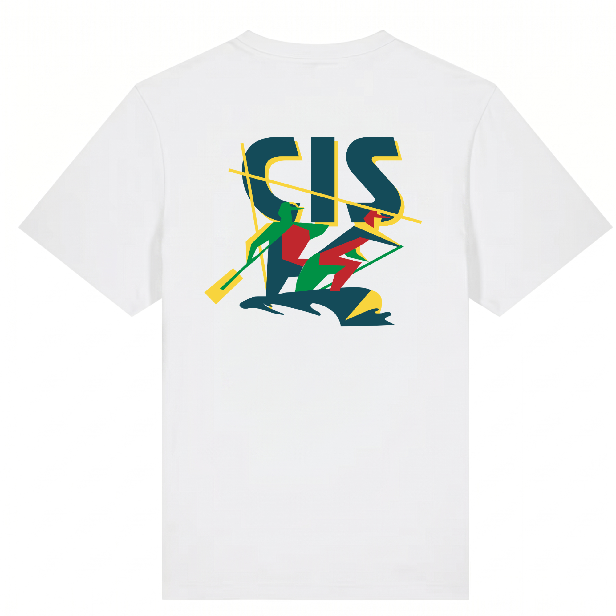 Christians in Sport Premium Special Edition Rowing Men T-Shirt 26 - White