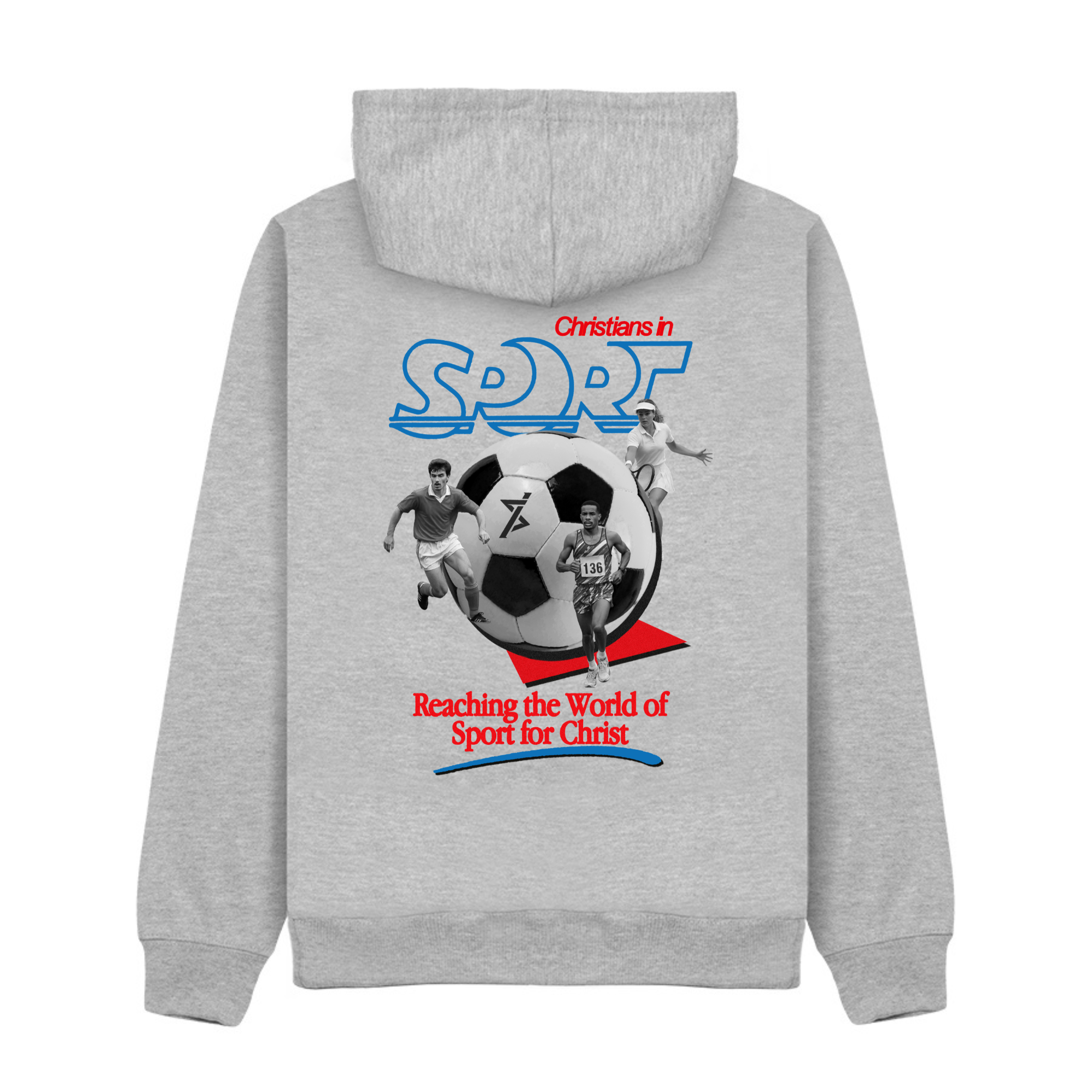 Christians in Sport Special Edition Graphic Hoodie 26 - Grey