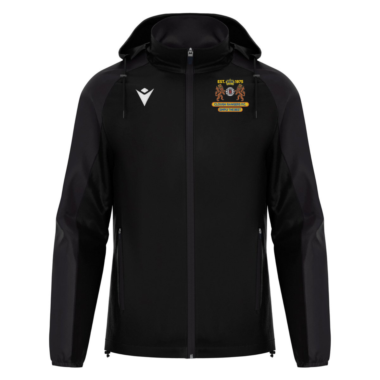 Clough Rangers FC - Fleece Lined Rain Jacket