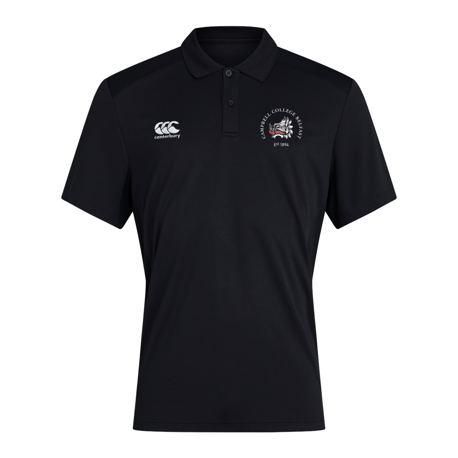 Campbell College - Club Dry Polo - Black