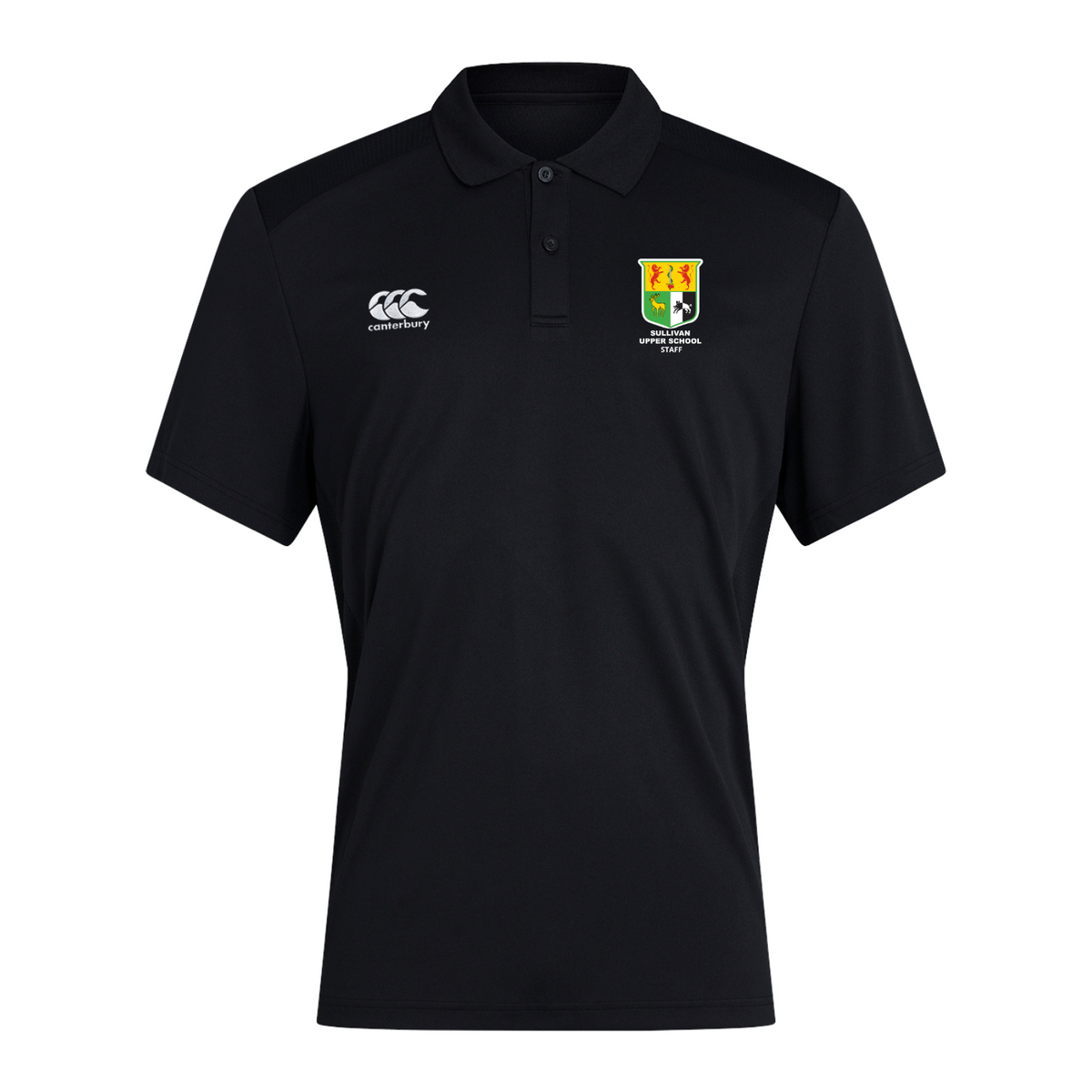 SUS Staff - Club Dry Polo - Black