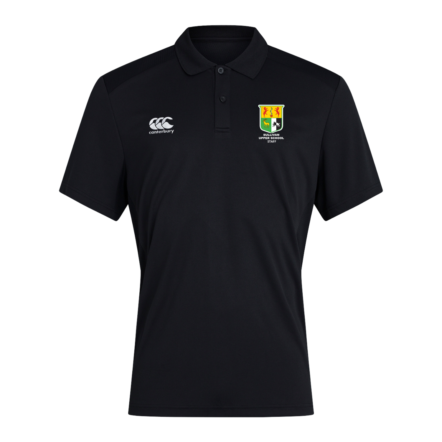 SUS Staff - Club Dry Polo - Black