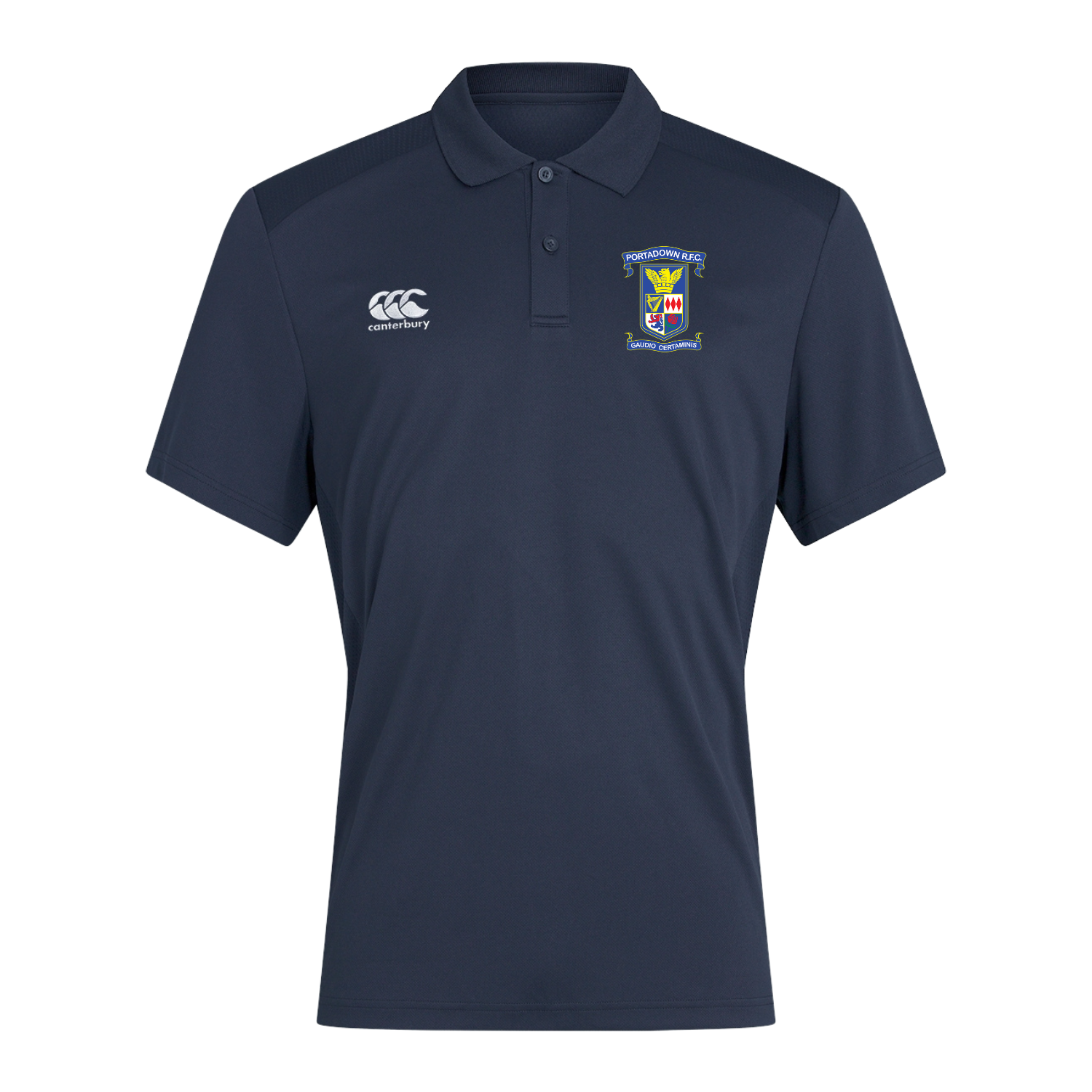 Portadown Rugby Club - Poly Polo - Navy
